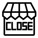 closed store line Icon