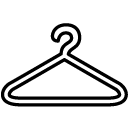 clothing hanger line Icon