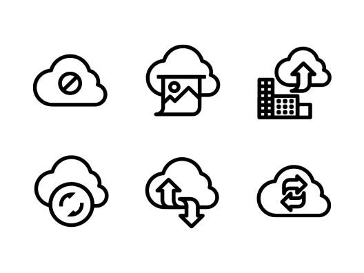 cloud-line-icons