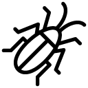 cockroach line Icon