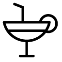cocktail drink line Icon