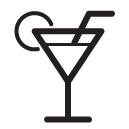 cocktail line Icon