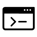 code glyph Icon