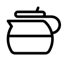 coffee maker line Icon