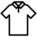 collar t shirt line Icon