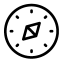 compass line Icon