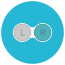 contacts container Flat Round Icon