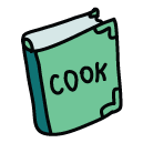 cook book Doodle Icons