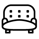 couch line Icon