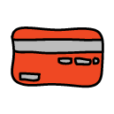 credit card Doodle Icons