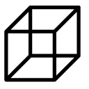 cube line Icon