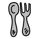 cutlery Doodle Icons