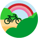 cycling flat Icon