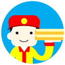 delivery man_1 flat Icon