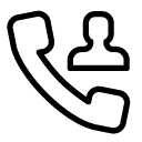 dial contact 8 line Icon