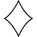 diamond line Icon
