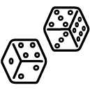 dice_1 line Icon