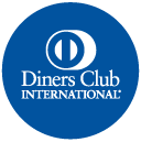 diners club international Flat Round Icon