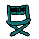 director chair Doodle Icon