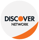 discover network Flat Round Icon