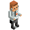 doctor man Isometric Icon