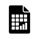 document layout glyph Icon