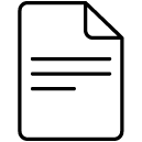 document line Icon