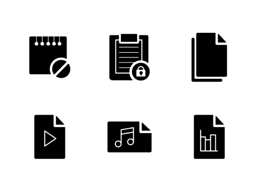 documents-and-files-glyph-icons