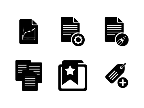 documents-and-tags-glyph-icons