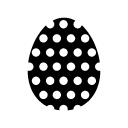 dots egg glyph Icon