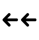 double left glyph Icon copy