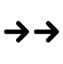 double right glyph Icon copy