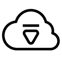 download cloud line Icon