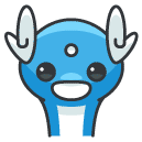 dratini Filled Outline Icon