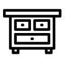 drawers line Icon