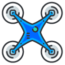 drone Filled Outline Icon