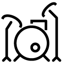 drums line Icon