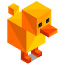 duck Isometric Icon