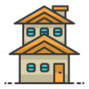 duplex Filled Outline Icon
