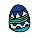 easter egg Doodle Icon