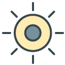 eclipse Filled Outline Icon