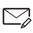 edit email line Icon