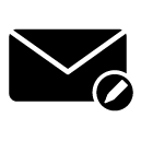 edit mail glyph Icon