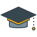 education Filled Outline Icon