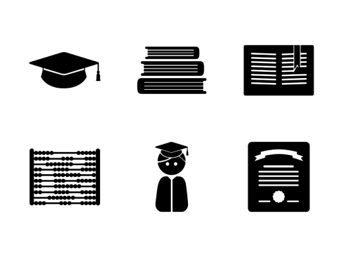 education-glyph-icons