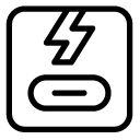 electric plug hole line Icon
