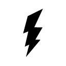 electricity glyph Icon