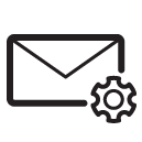 email settings line Icon