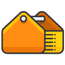 empty toolbox Filled Outline Icon