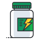 energy substances Filled Outline Icon
